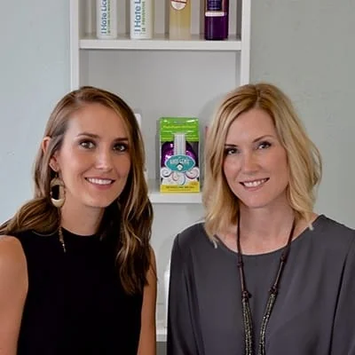 Jessica Evans and Michelle Sunshine, founders of Lice Clinics of Texas